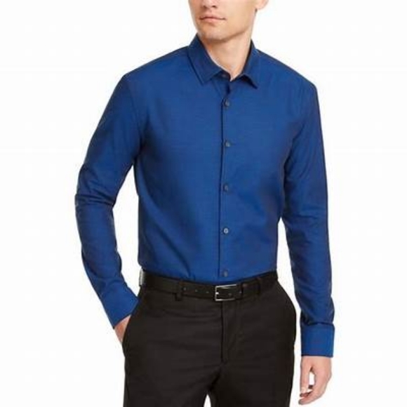 Calvin Klein Men's Steele + Extreme Slim Fit Shirt - Picture 1 of 9